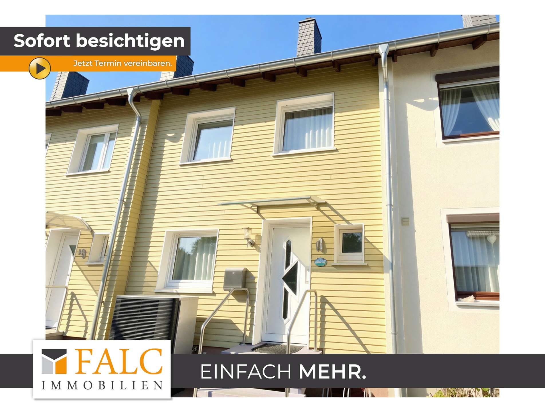 Reihenmittelhaus mit Wärmepumpe und PV Anlage