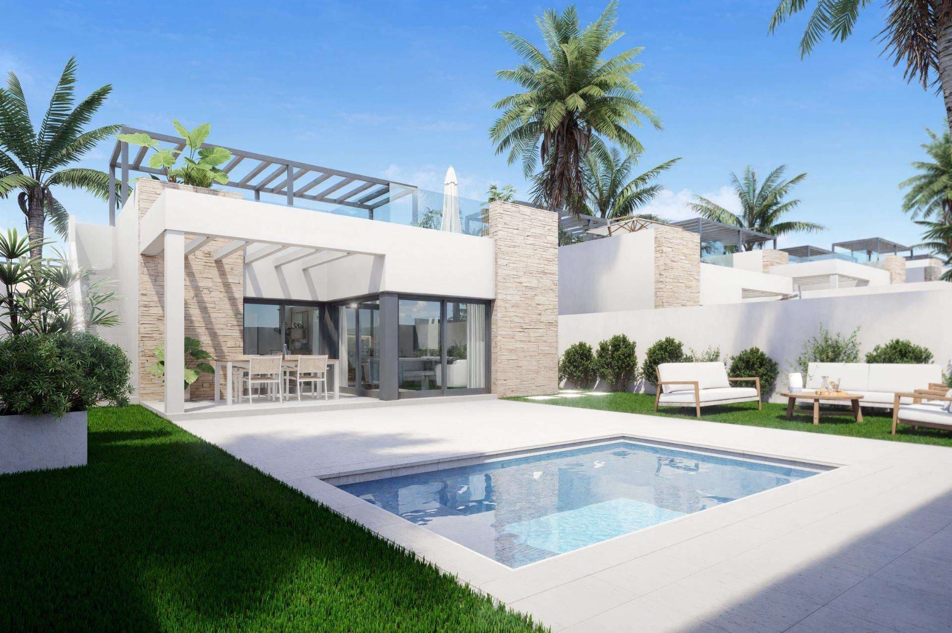 Moderne Neubauvillen mit privatem Pool in Valle del Este, Vera, Almería Preis ab 299.000€