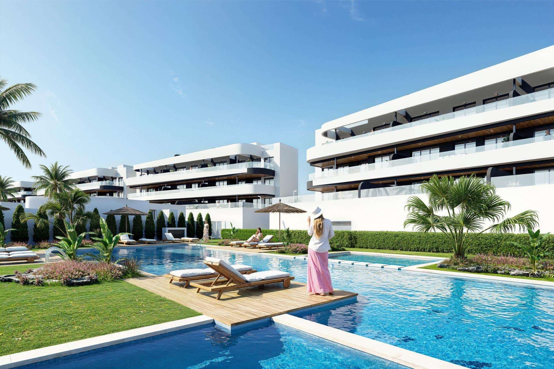 Neubau-Apartments und Villen direkt am Golfplatz La Serena Golf in Los Alcázares ab 318.000 €