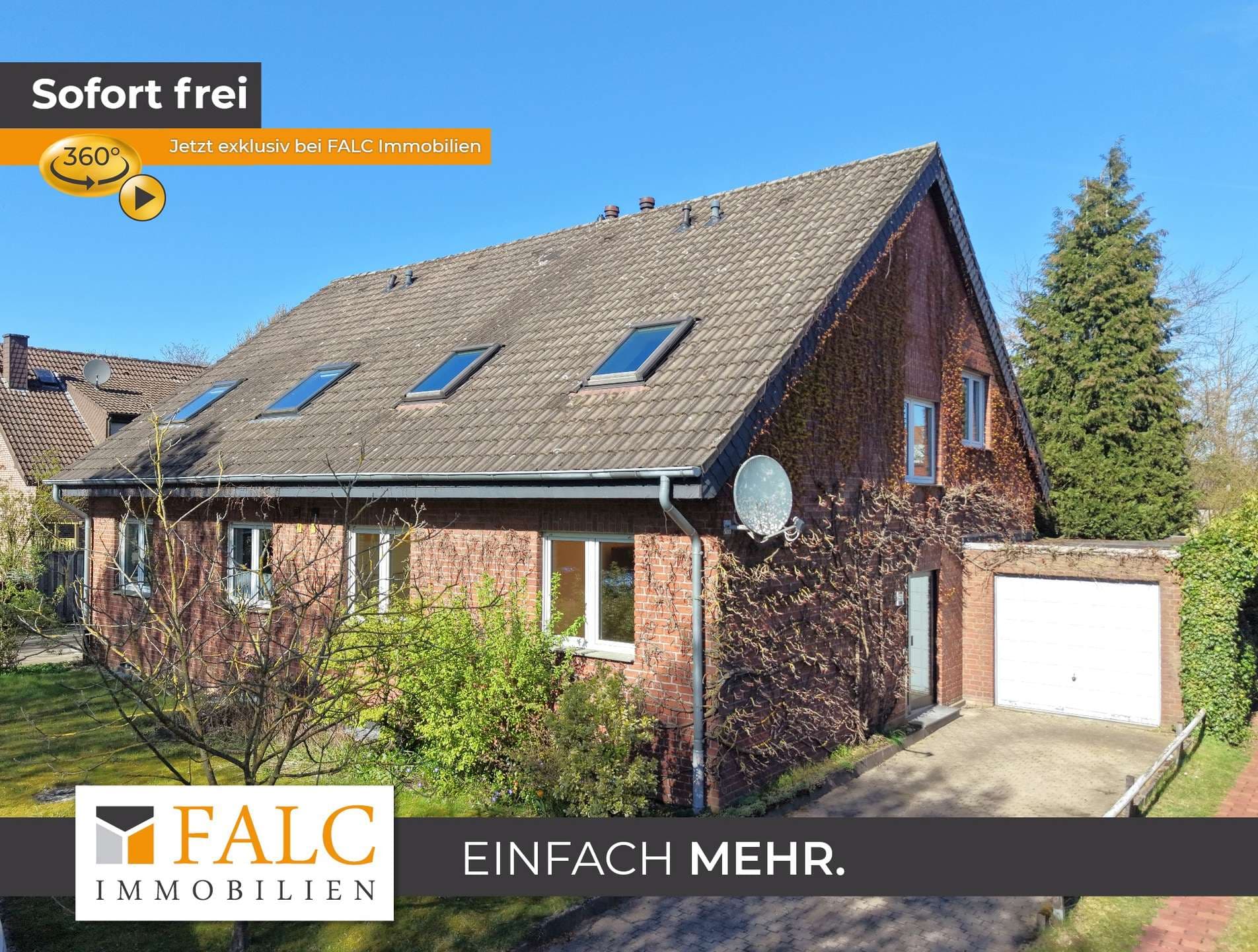 Nottuln nähe Münster - 5-Zimmer Doppelhaushälfte mit Garage, Garten und Keller