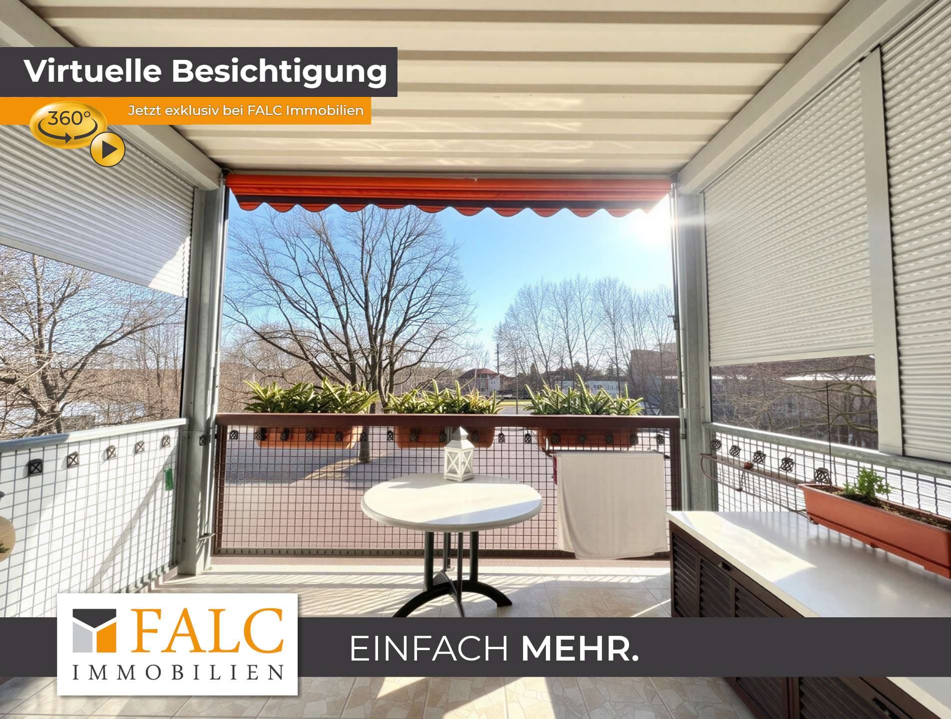 Extravagante Wohnung mit exklusivem Bad und Balkon sowie privatem Stellplatz und Einbauküche
