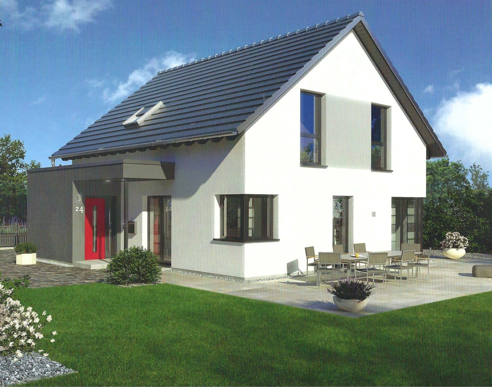 Einfamilienhaus in grüner Umgebung