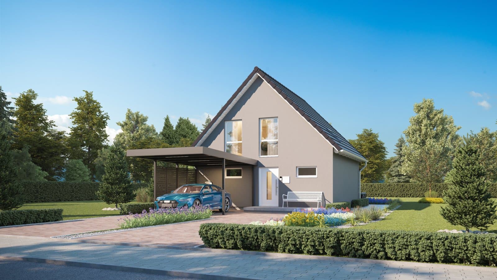 Schlüsselfertiges STREIF Effizienzhaus (KFW 40 ready) Grundstück inklusive