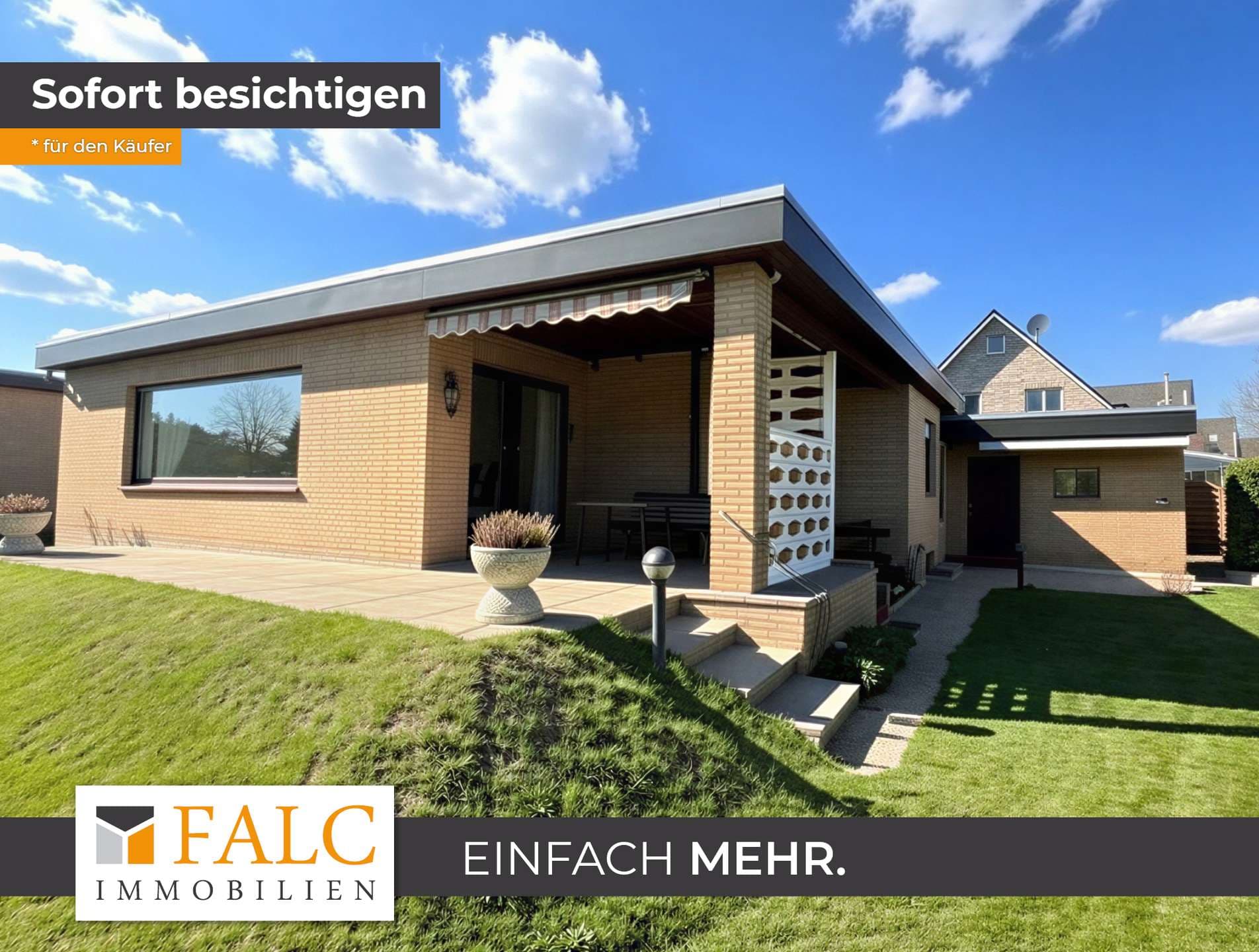 Gepflegter Bungalow mit Keller und Garage in toller Lage von Stade