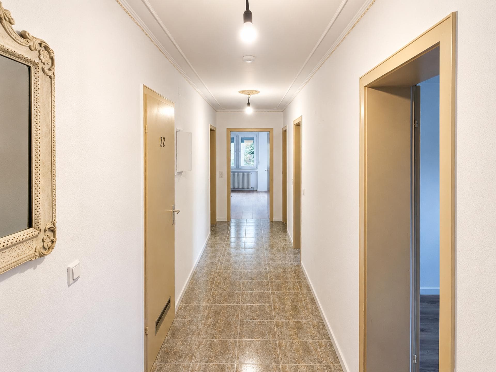 Einziehen statt renovieren: 3-Zimmer-Wohnung mit Balkon & Gartenblick