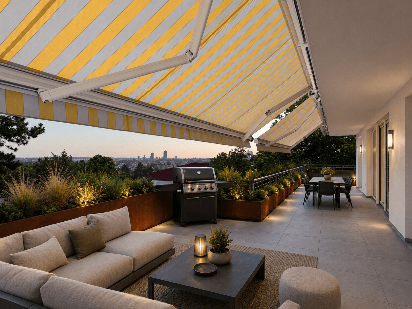 Rarität: Penthouse mit riesiger Dachterrasse und Skyline-Blick