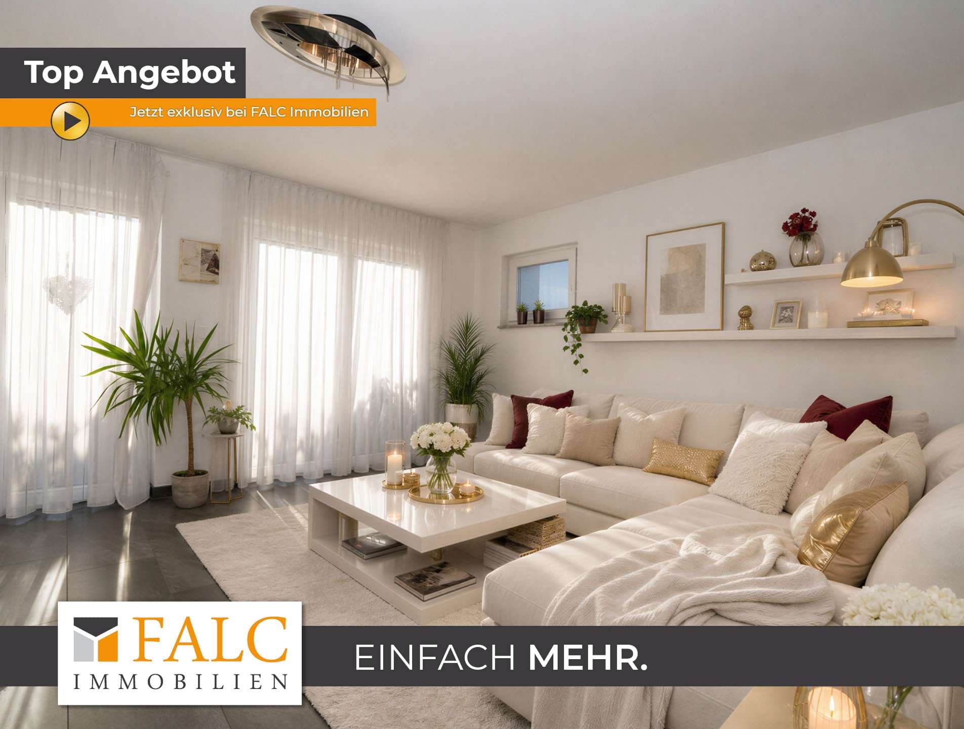 Doppelhaushälfte mit herrlicher Terrasse und A+ - FALC Immobilien