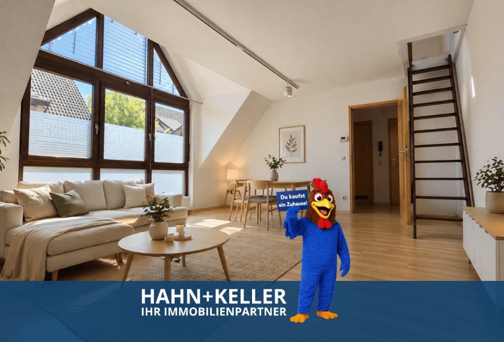 Zentrale Wohnlage! Attraktive 2,5 Zimmer-Wohnung mit ausgebauter Dachbühne und Garagenstellplatz!