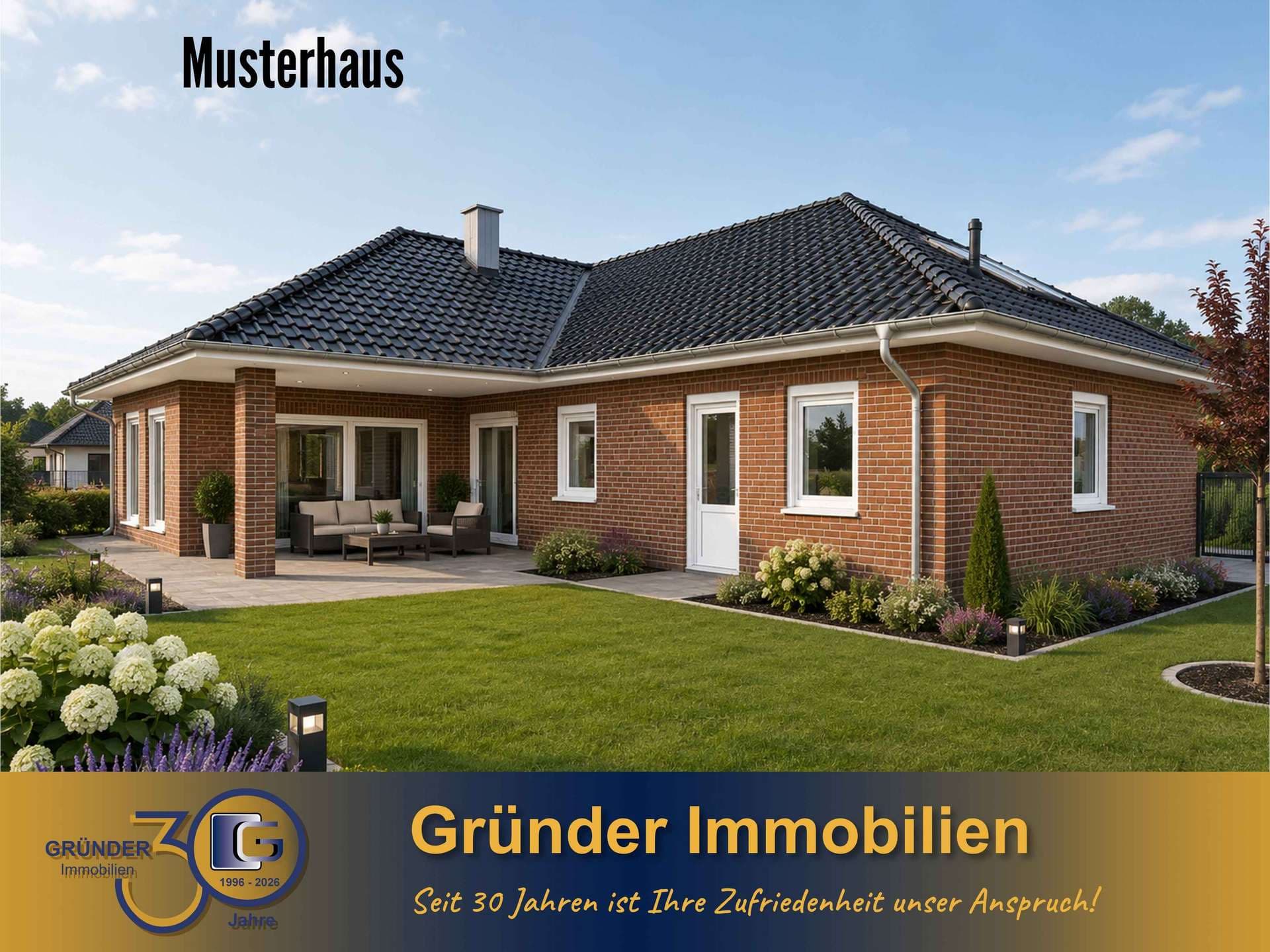 Provisionsfrei für Käufer! Klimafreundlicher Neubau Walmdachbungalow im Emsland
