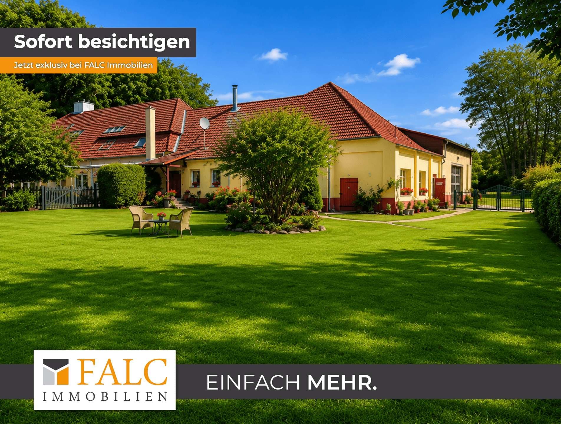 ***Doppelhaushälfte mit Halle und großem Grundstück in Traumlage am Sievertsee***