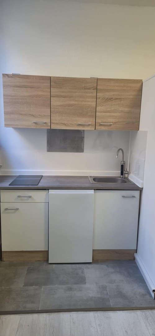 One Room Appartment with Toilette, Shower, Kitchen etc inside