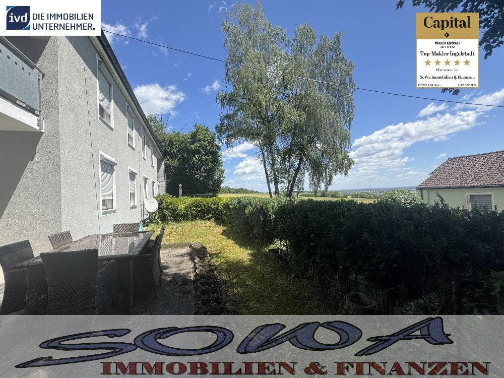 Erdgeschoss - 3 Zimmerwohnung mit Garten - Natur und doch Stadtnahe in Kreut / Oberhausen bei Neuburg zu verkaufen - Ein Objekt von Ihrem Immobilienpartner SOWA Immobilien und Finanzen