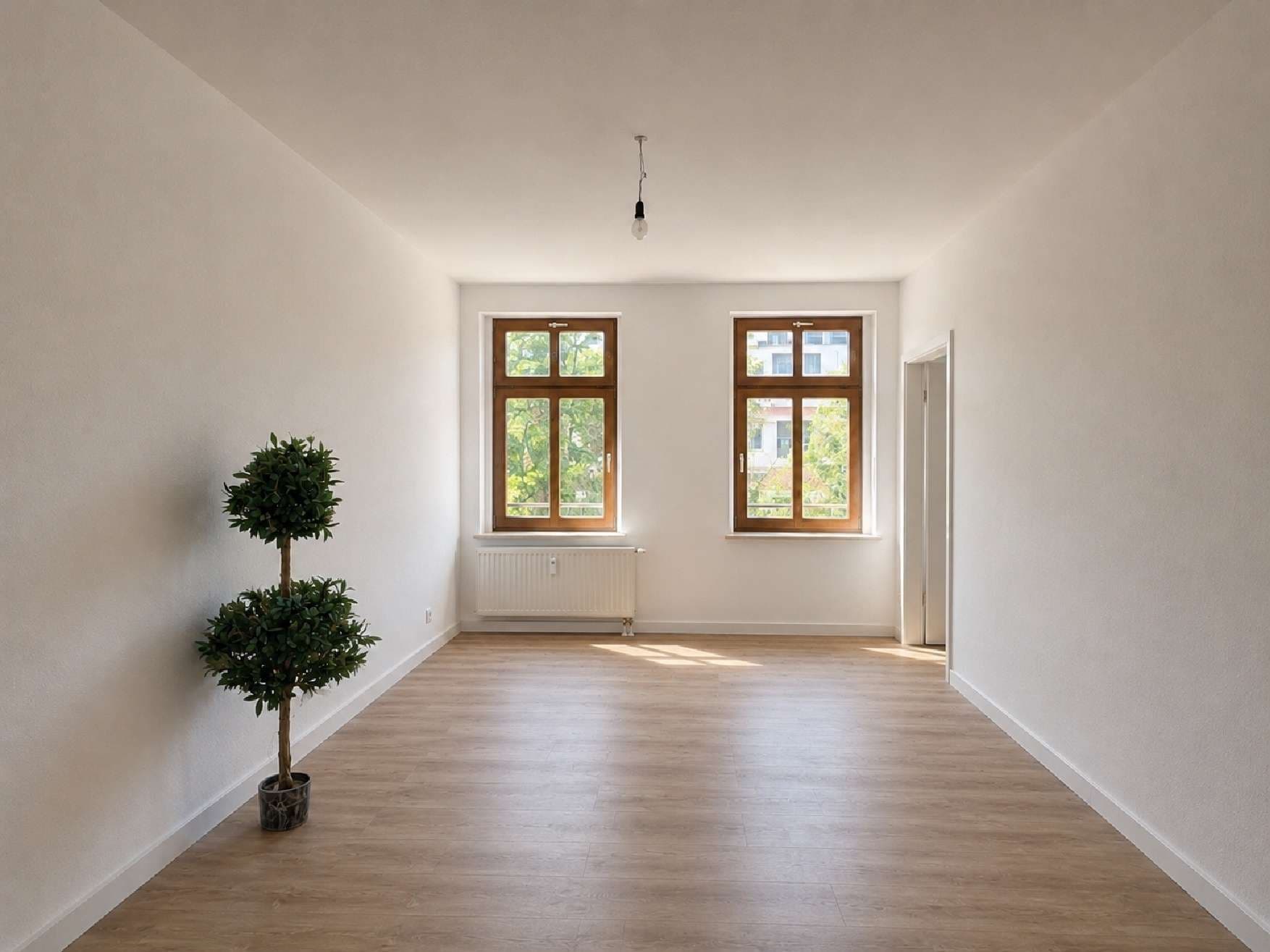 3 Raumwohnung mit neuem Boden in Hilbersdorf!