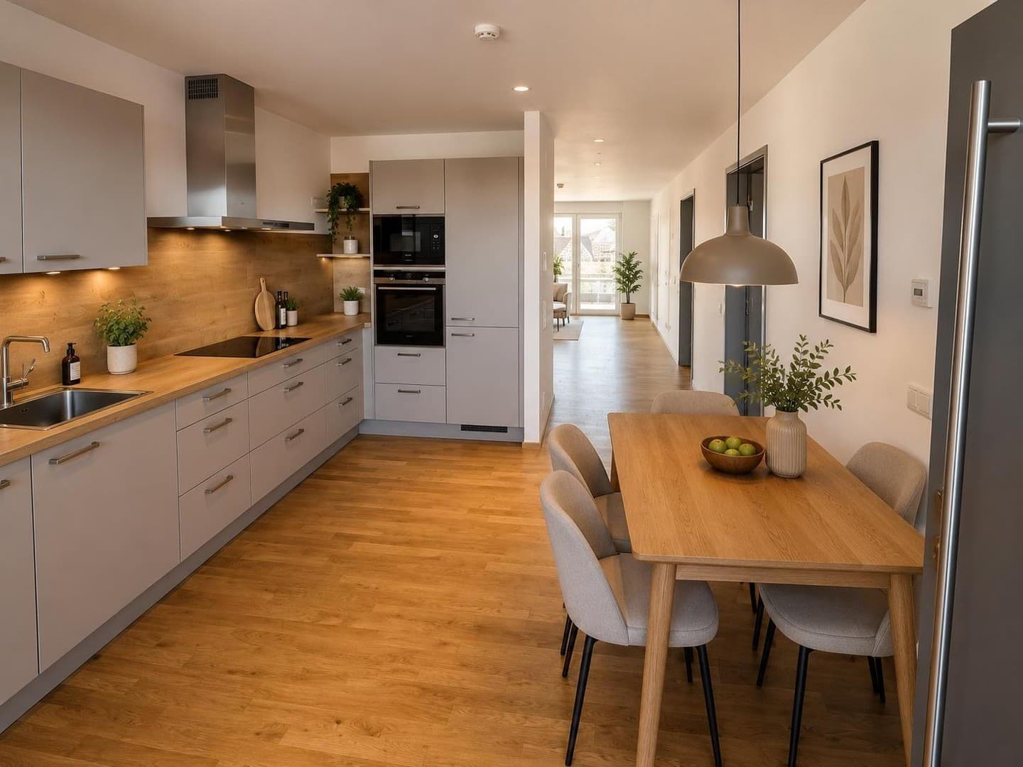 Attraktive 2-Zimmer-Wohnung – barrierefrei, mit Balkon, EBK und herrlicher Aussicht