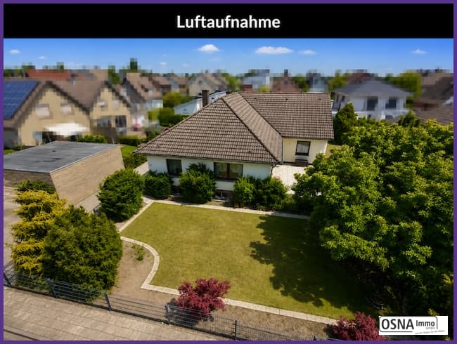 Großzügiger Winkelbungalow auf Eigentumsgrundstück – mit Ausbaureserve in Bissendorf-Jeggen