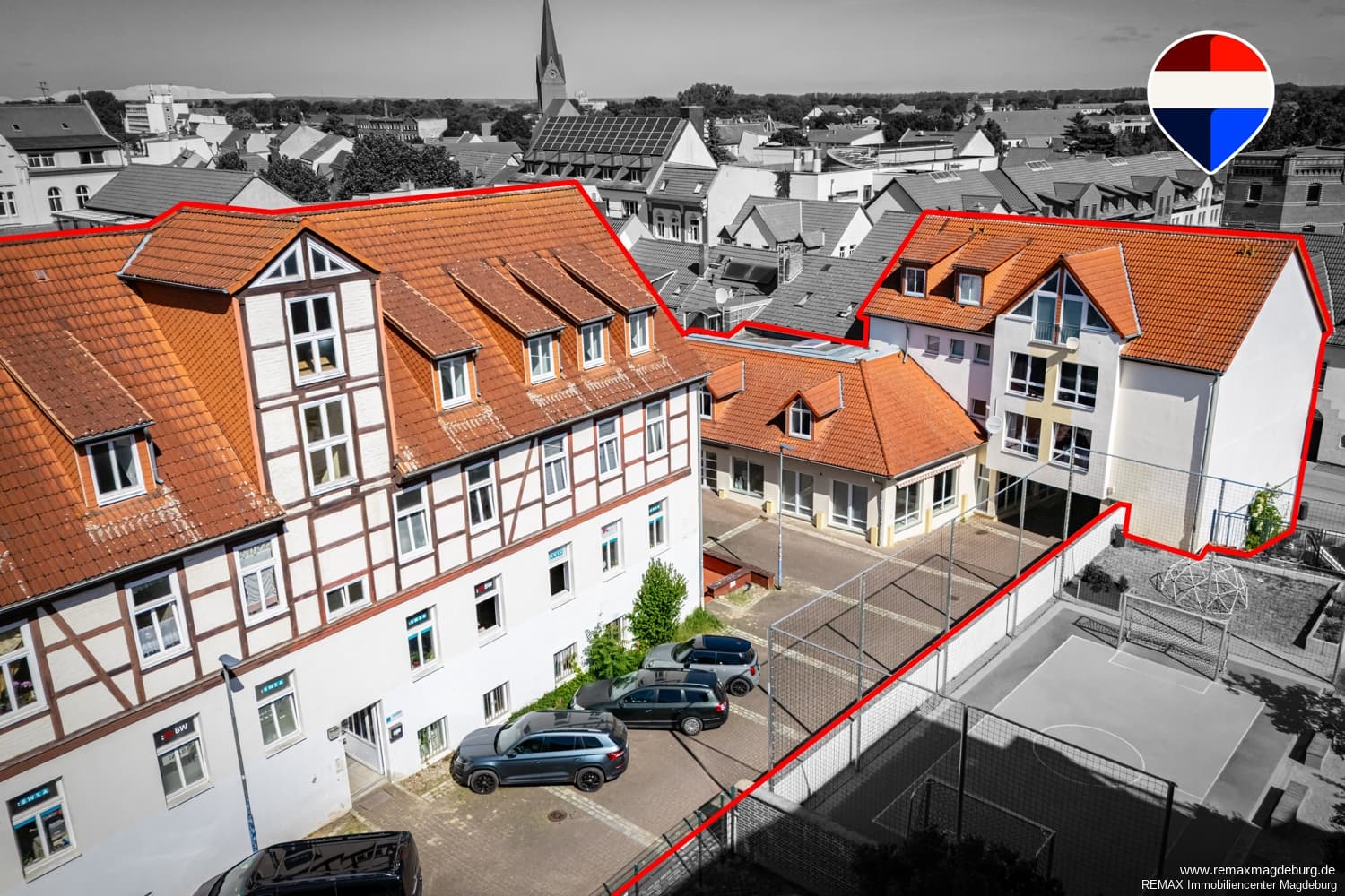 Attraktives Wohn- und Geschäftshausportfolio mit Entwicklungspotenzial in Burg bei Magdeburg