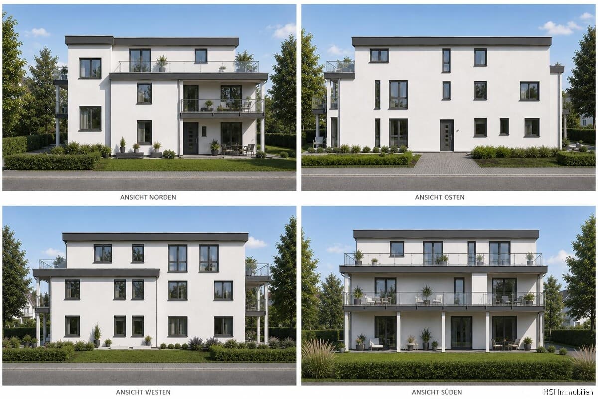 NEUBAU 5-Familienhaus WEG geteilt - povisionsfrei