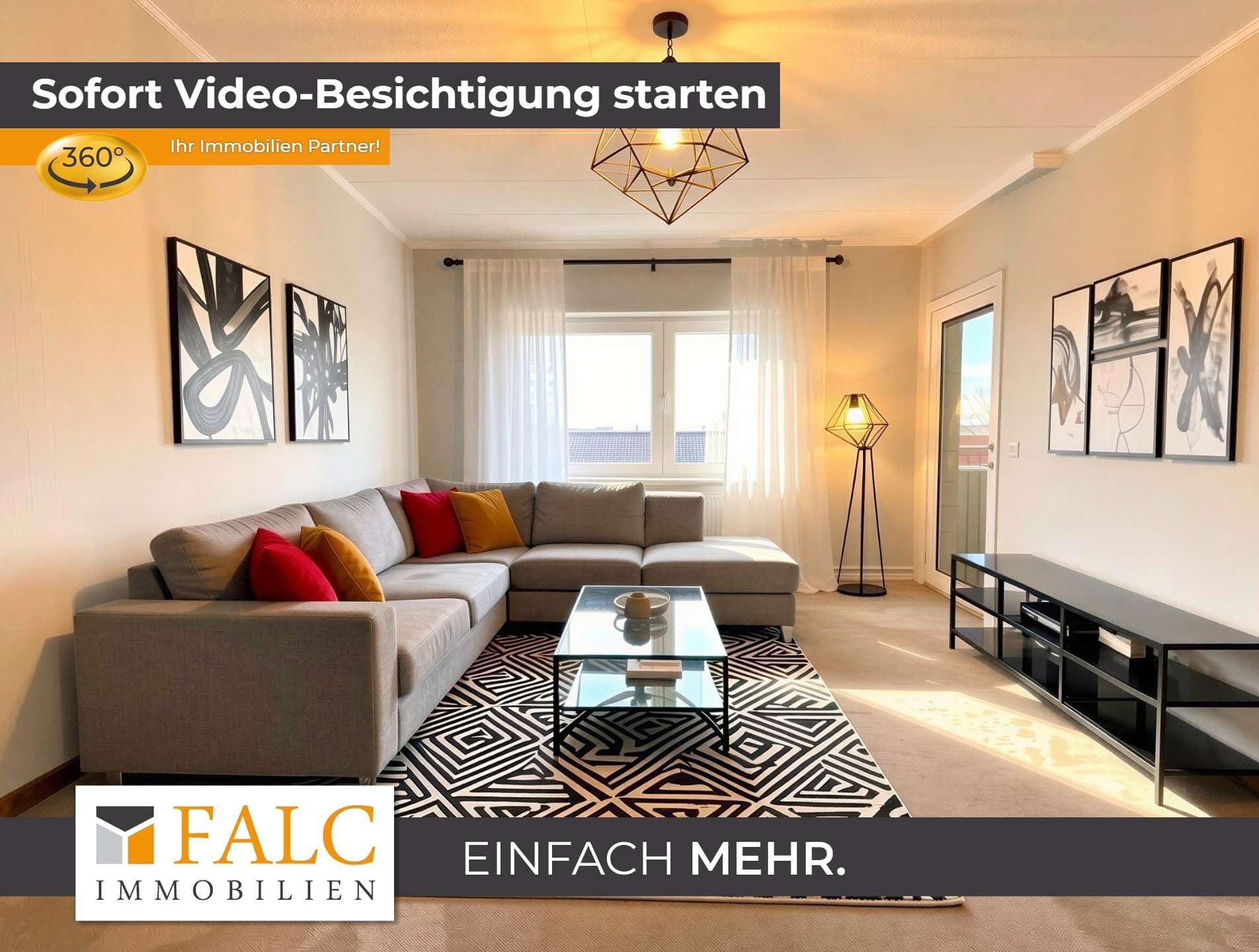 Vahrenwald-3-Zimmer-Whg mit Balkon im 3.OG mit schöner Aussicht (ohne Aufzug)