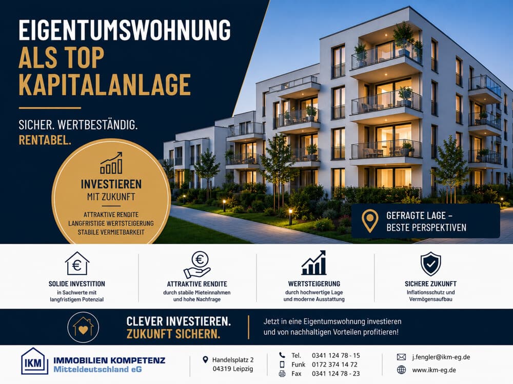 Top Kapitalanlage -2 Raumwohnung mit Balkon und Stellplatz