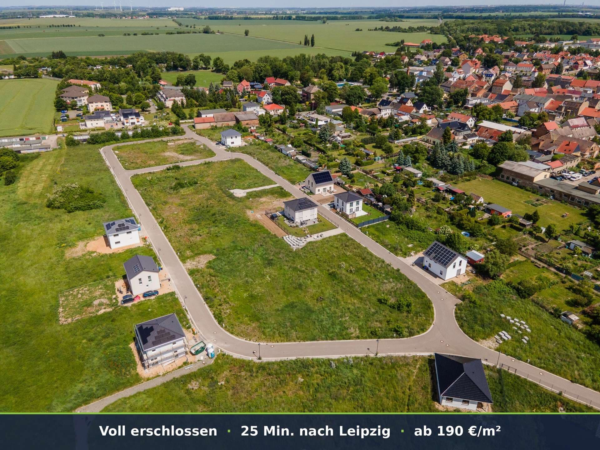 Bauträgerfrei bauen bei Leipzig – erschlossene Baugrundstücke in Lützen ab 190 €/m²