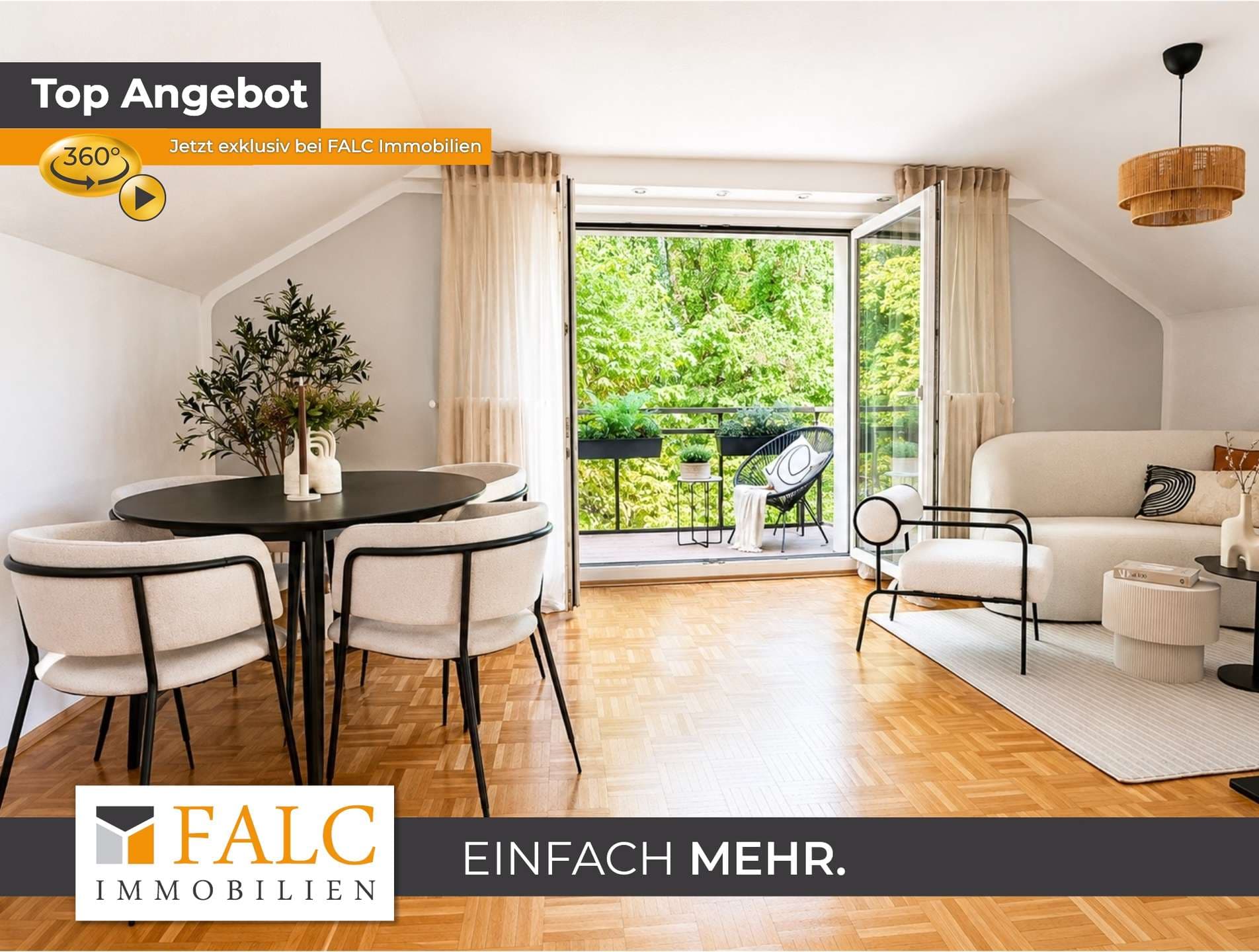 Charmante 2,5-Zimmer-Dachgeschosswohnung mit Balkon und Stellplatz in Essen-Bergerhausen