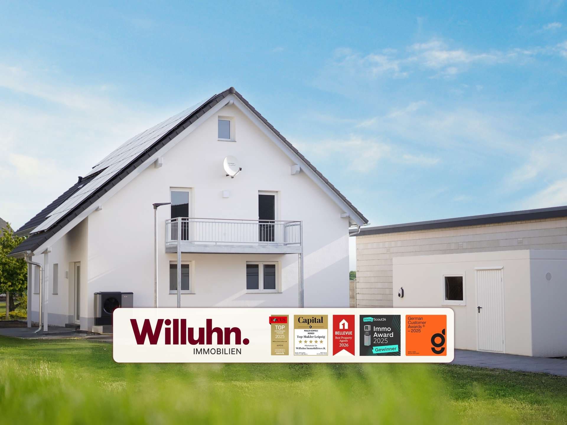 Haus im Haus mit privatem Garten & Balkon | Garage & Stellplatz | Ruhige Wohnlage