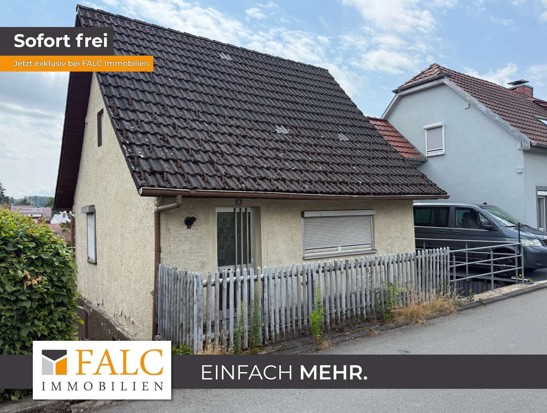 Abbruchreifes Haus - Hanglage in ruhiger Wohngebiet