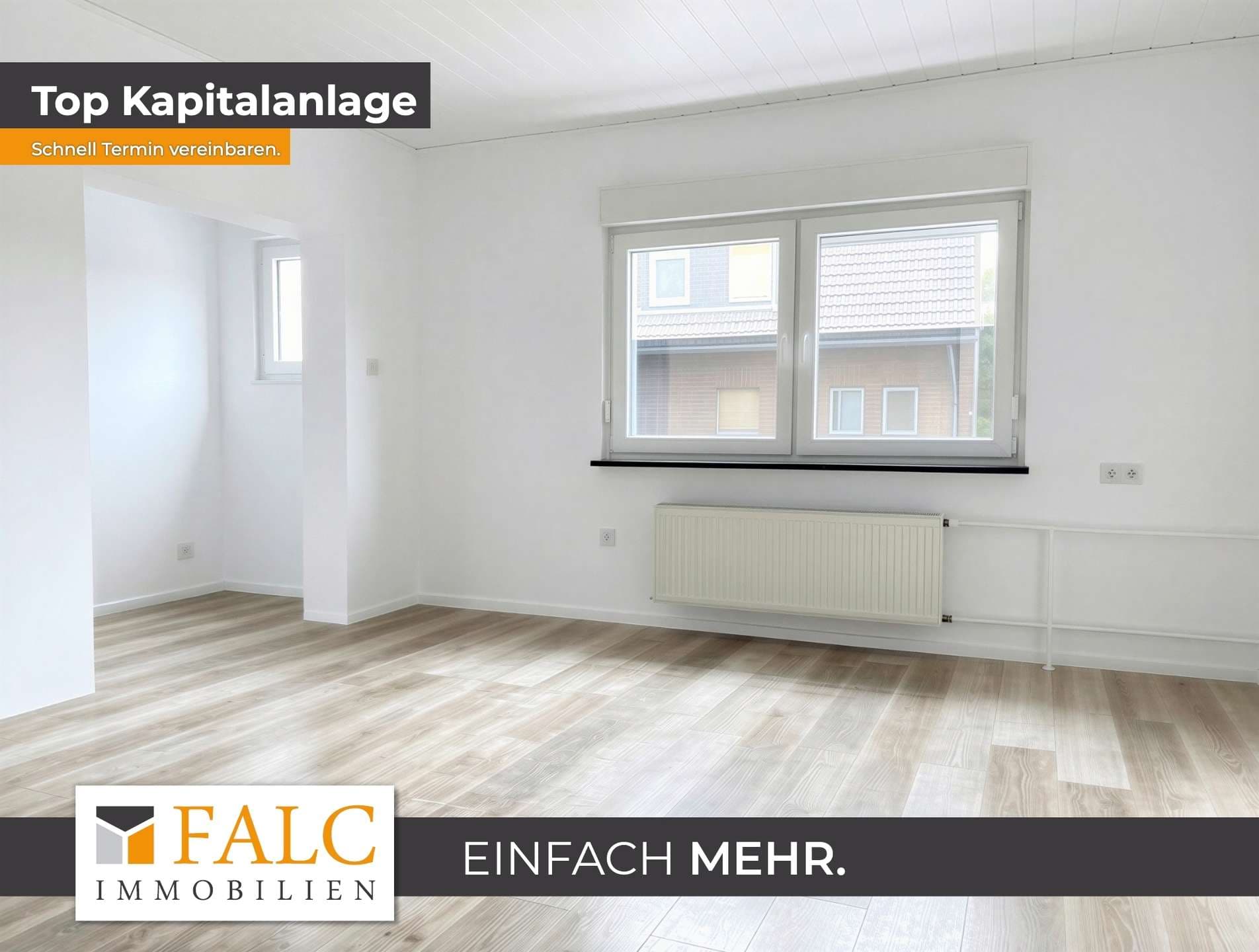 Frisch renovierte und vermietete Wohnung mit 4,6 % Rendite für Kapitalanleger