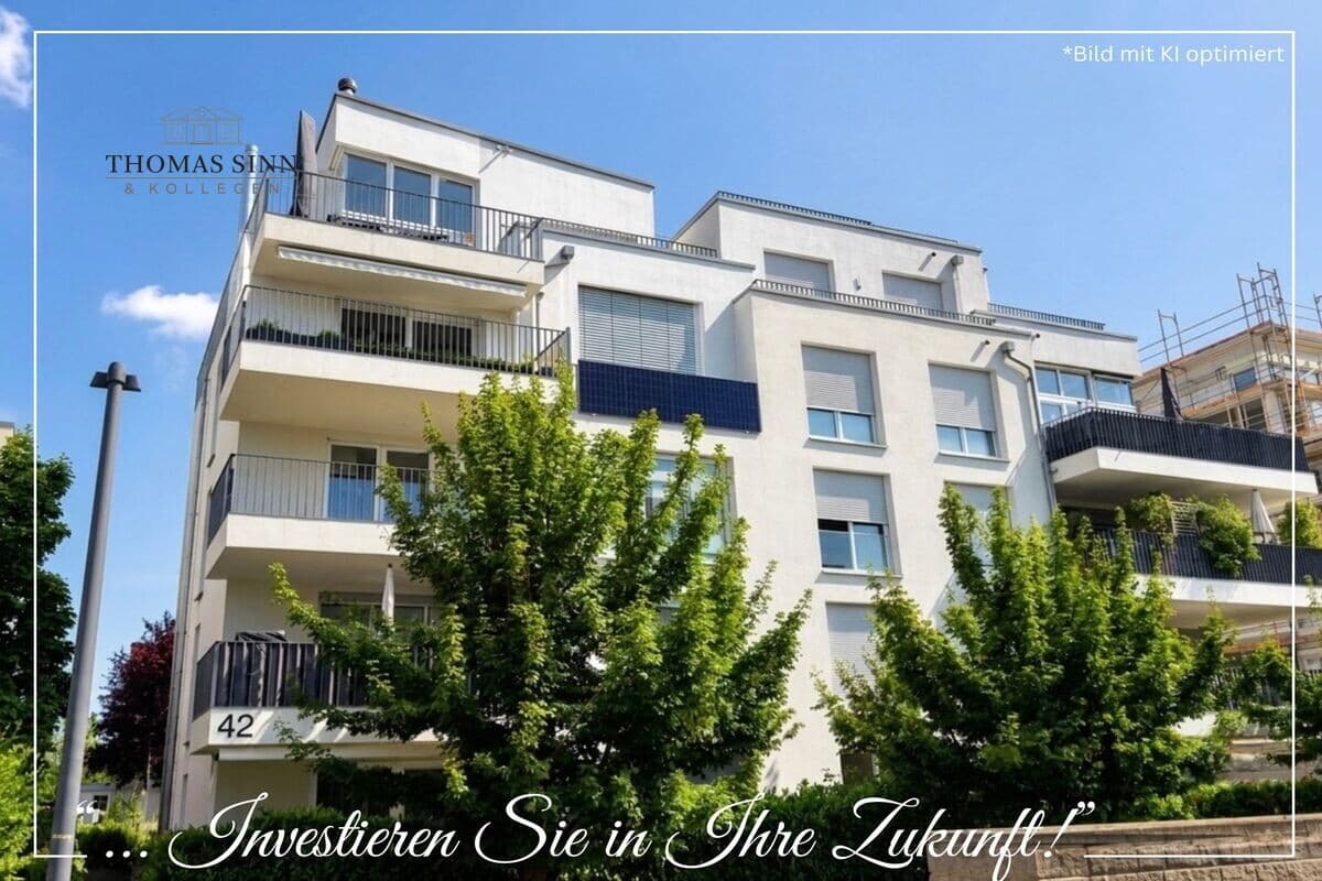 Moderne und lichtdurchflutete 3-Zimmer-Wohnung mit Sonnenbalkon und Tiefgaragenstellplatz