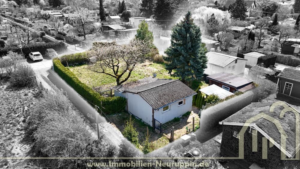 Freizeitgrundstück mit Laube in Neuruppin