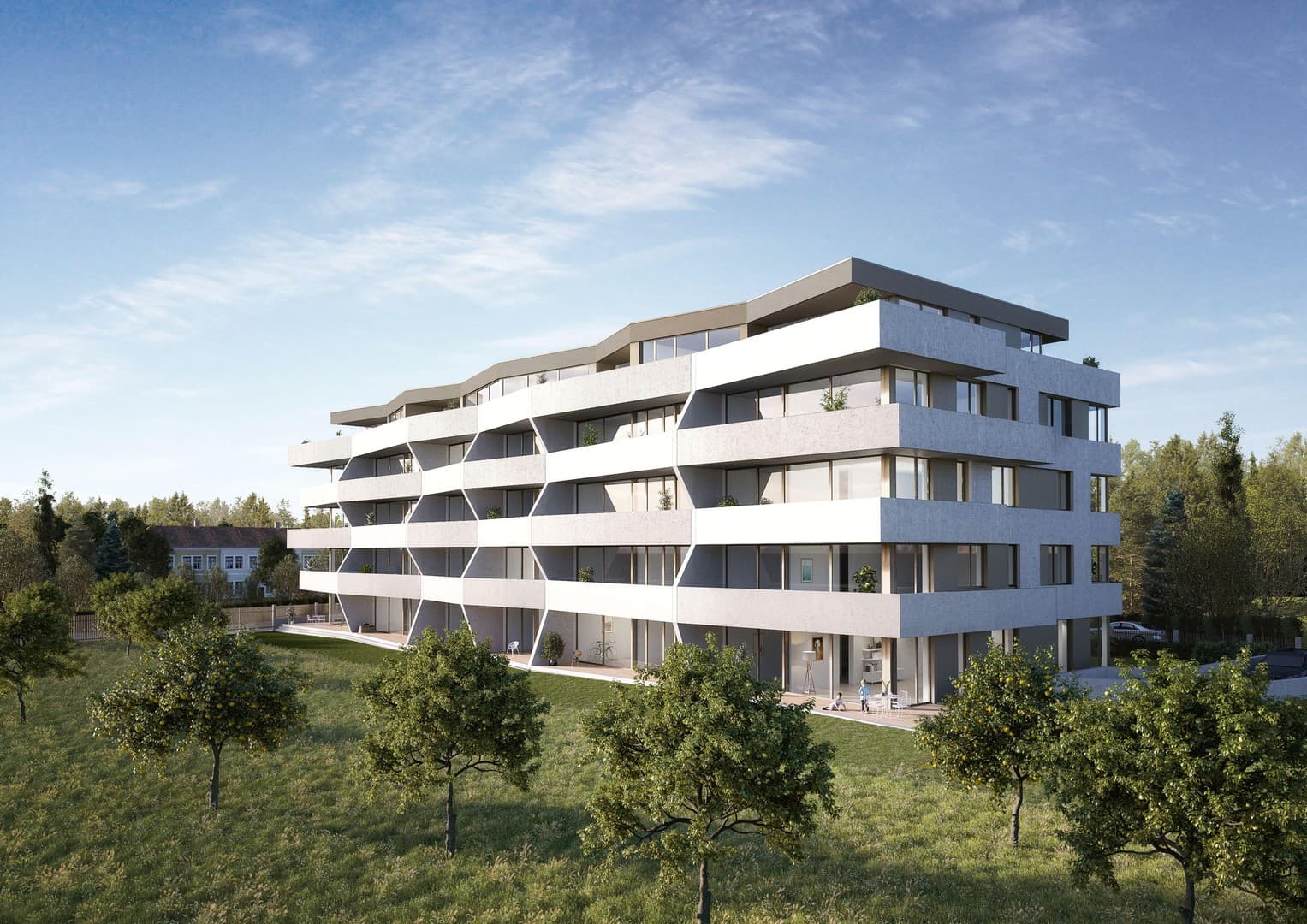Hochwertige Wohnungen mit Terrassen & Balkonen in sehr ruhiger und grüner Wohnlage
