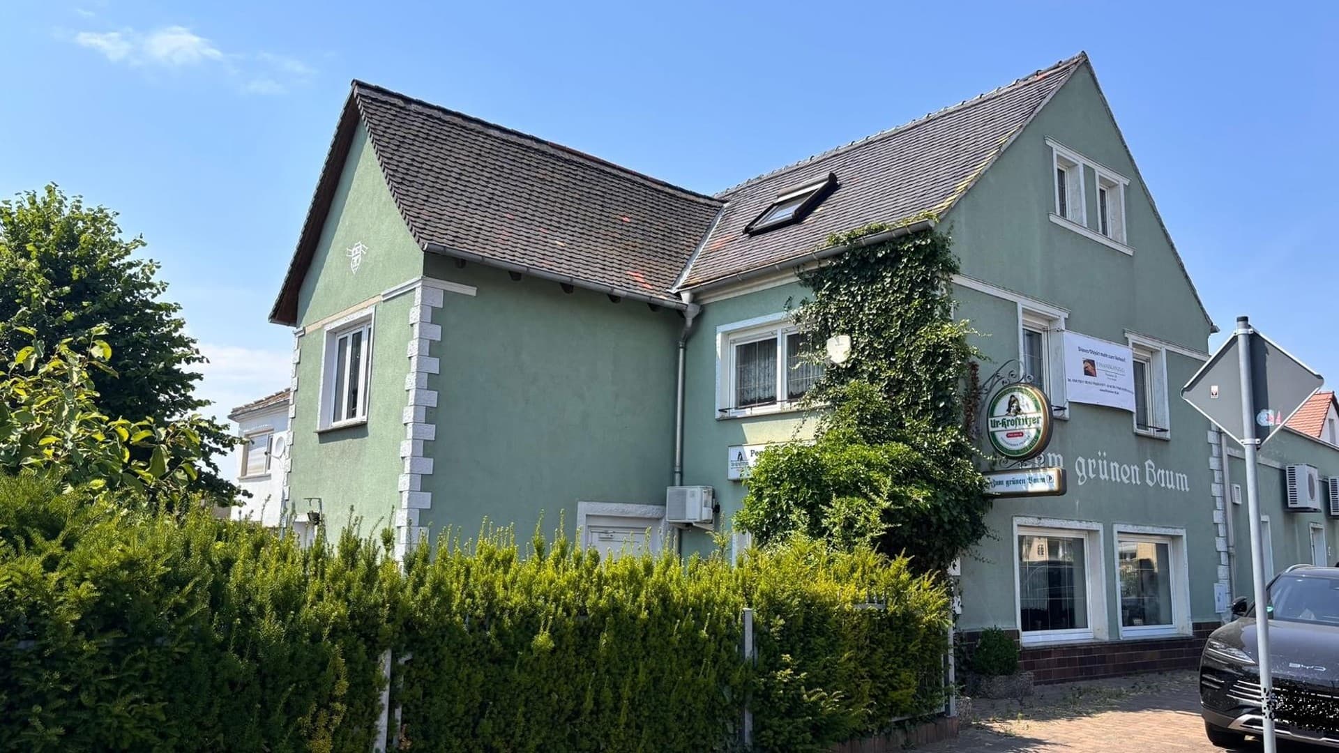 Ehemalige Gastwirtschaft und Pension "Zum grünen Baum" in Zschepplin zu verkaufen