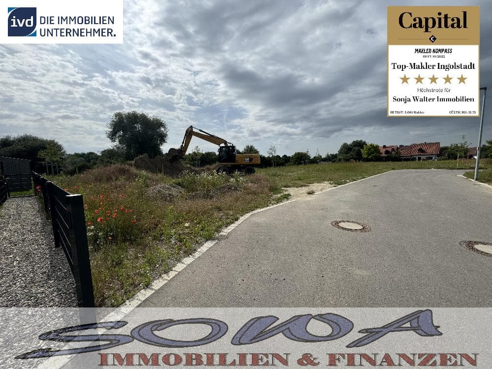 Baugrundstück ohne Bauzwang für eine Doppelhaushälfte in Neuburg Heinrichsheim - Ein Objekt von Ihrem Immobilienpartner SOWA Immobilien und Finanzen