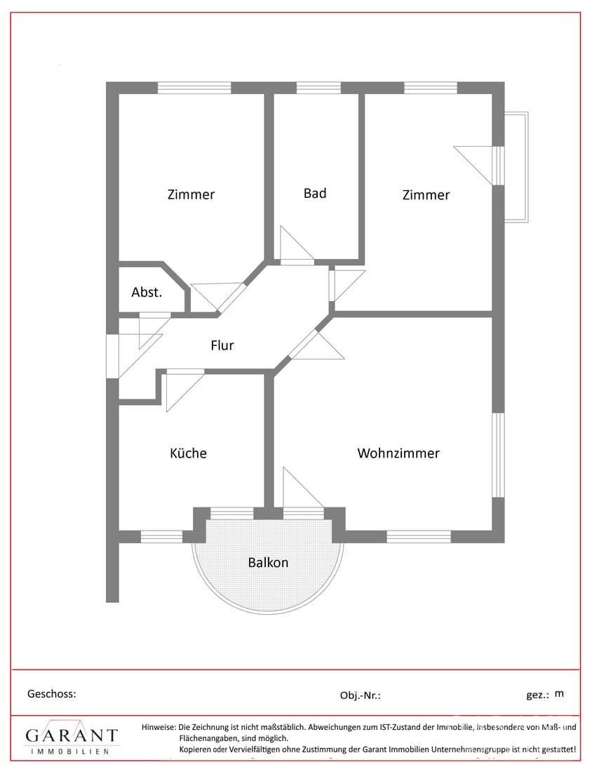 Ruhige Wohnung gesucht? Hier ist sie, die Suche hat ein Ende.