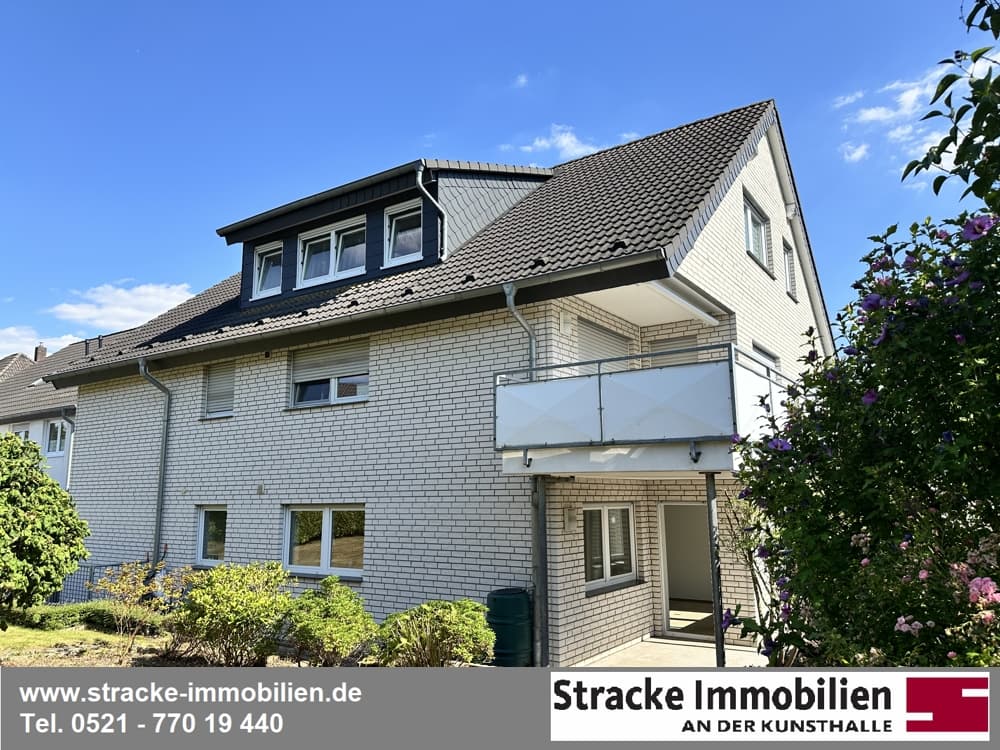 Gartenliebe inklusive – tolle 2,5-Zimmer-Wohnung mit Terrasse in Bielefeld-Brake