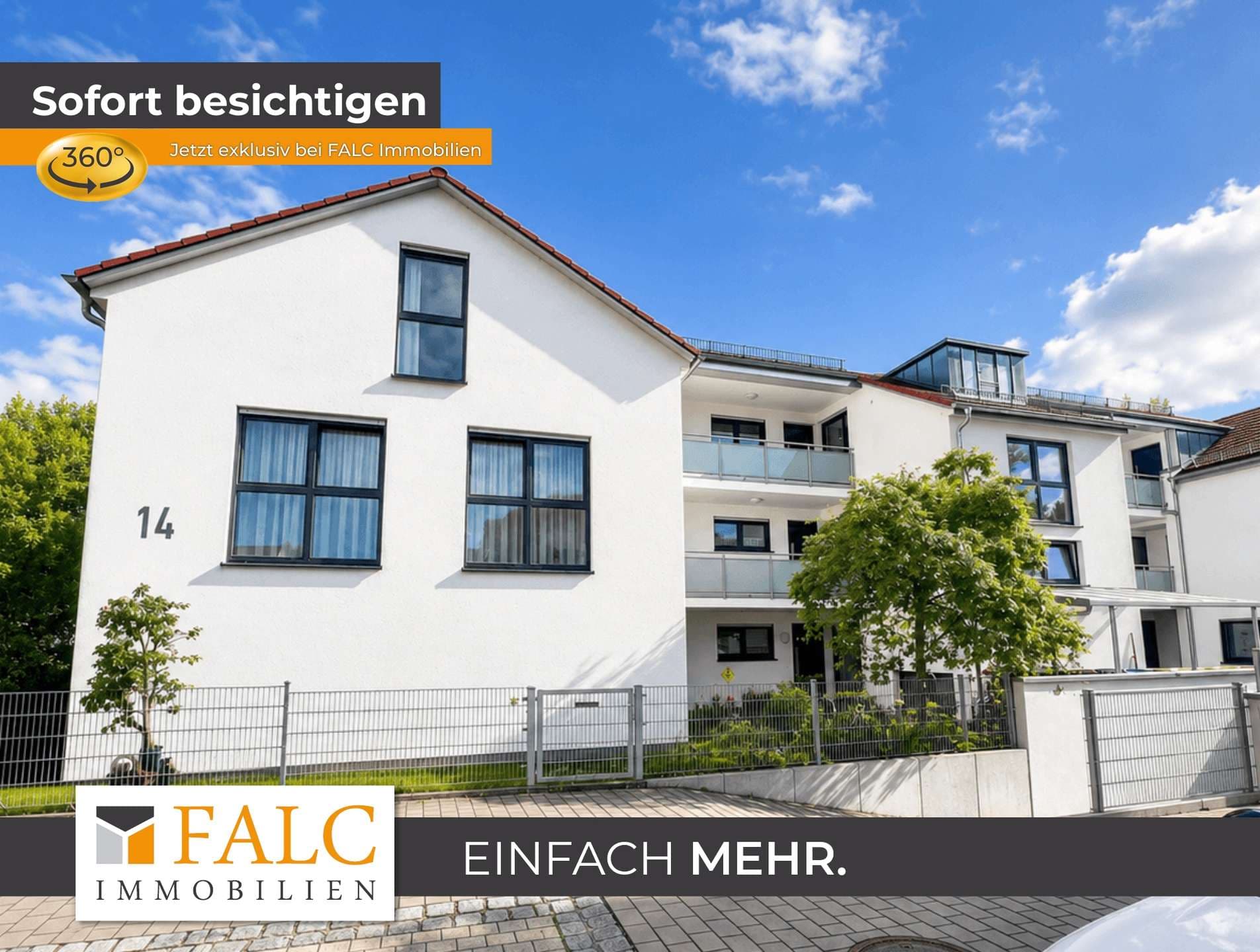 Modernes Wohnen mit Südbalkon - Stilvolle 2,5 Zimmer Eigentumswohnung in Marbach