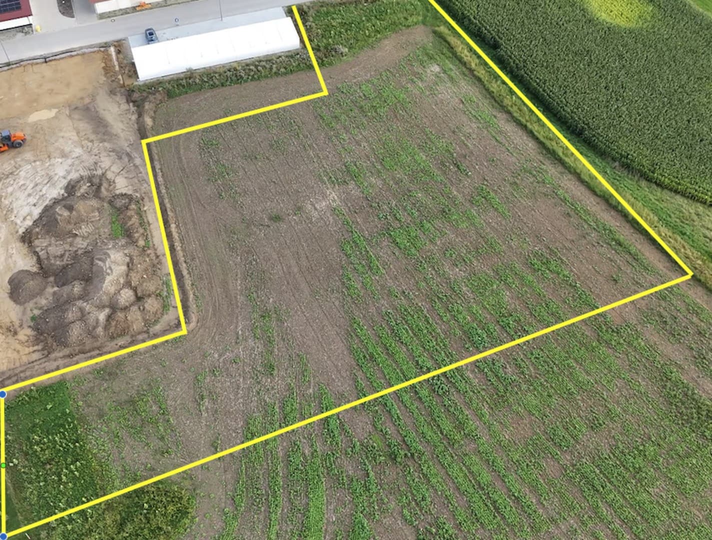 PROVISIONSFREI: 4.000 m² Gewerbegrundstück – erschlossen, sofort bebaubar, Betriebsleiterwohnung