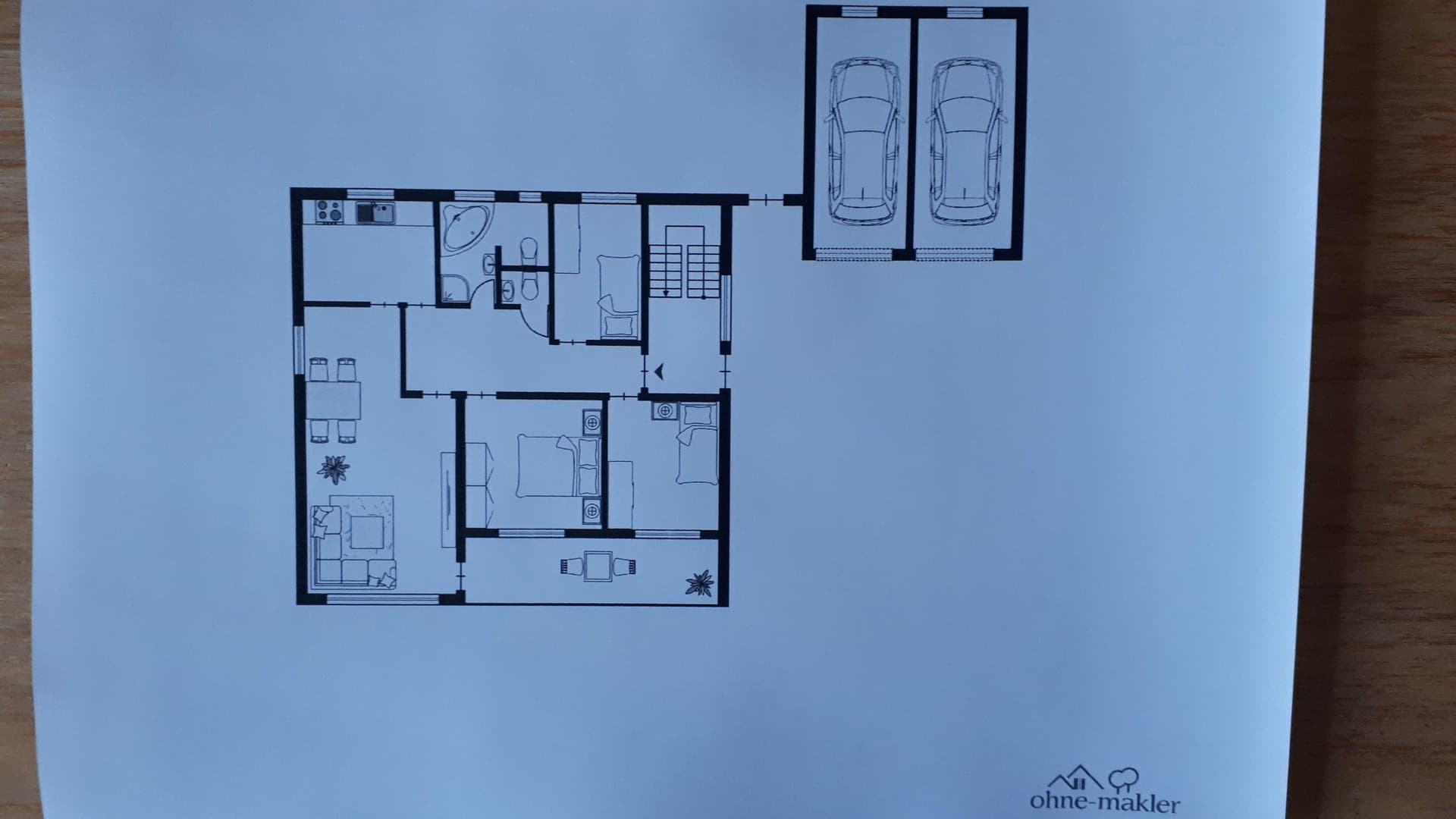 Gepfl., gut geschnittene 4 Zi.-EG-ETW m. PV-Highlight, XXL-Balkon, Garten, Garage in Erftstadt-K.