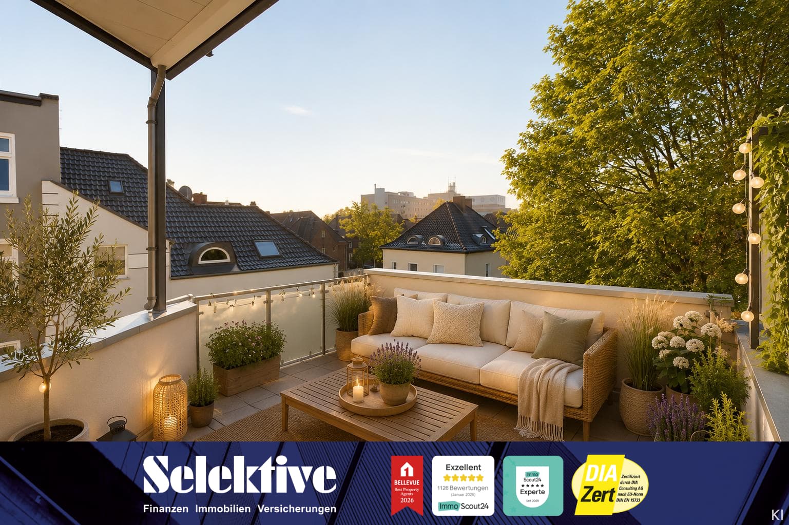Moderne Eigentumswohnung mit großer Dachterrasse und Altbaucharme in zentraler Lage von Moers!