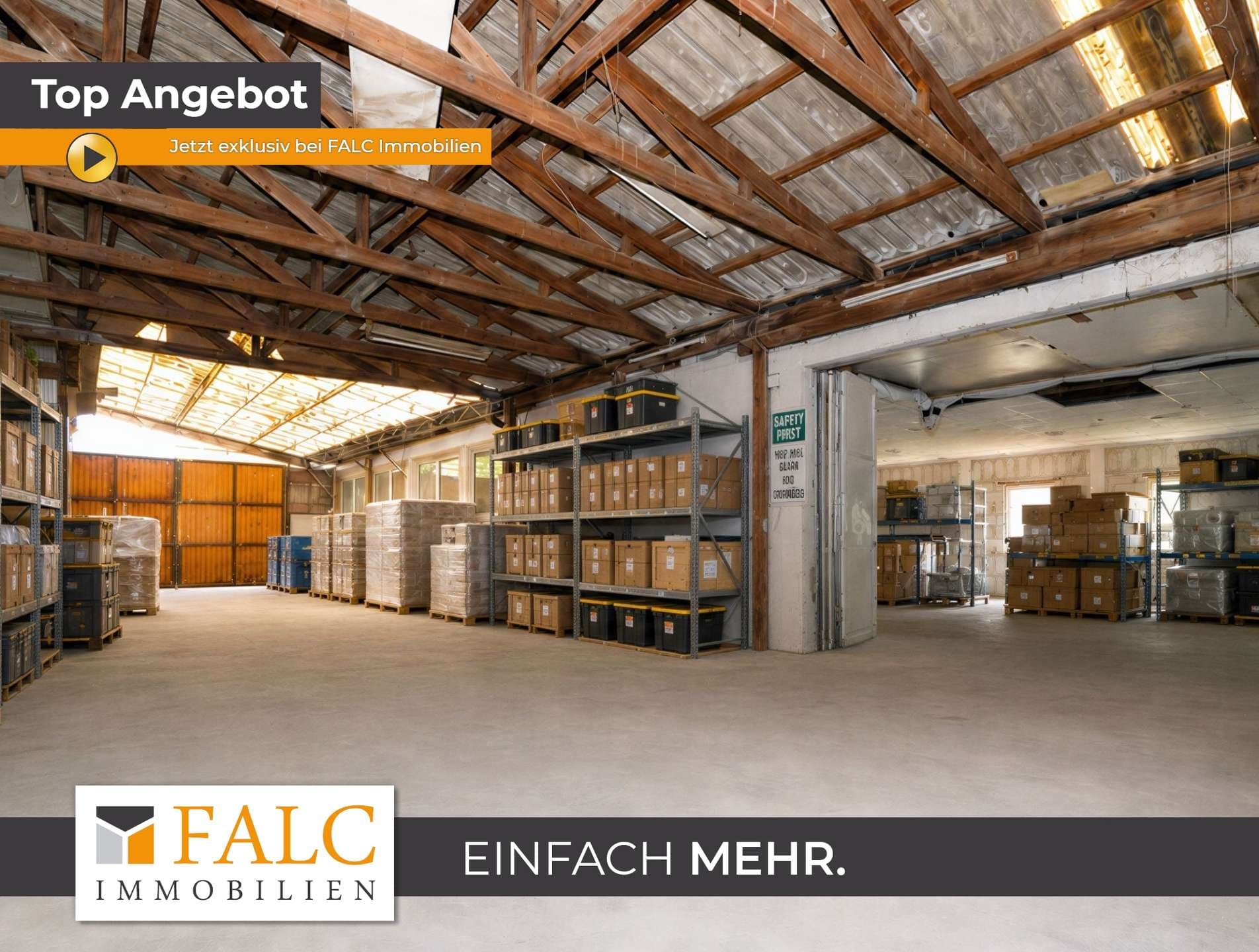 Gewerbestandort für Produktion, Ausstellung und Vertrieb - FALC Immobilien