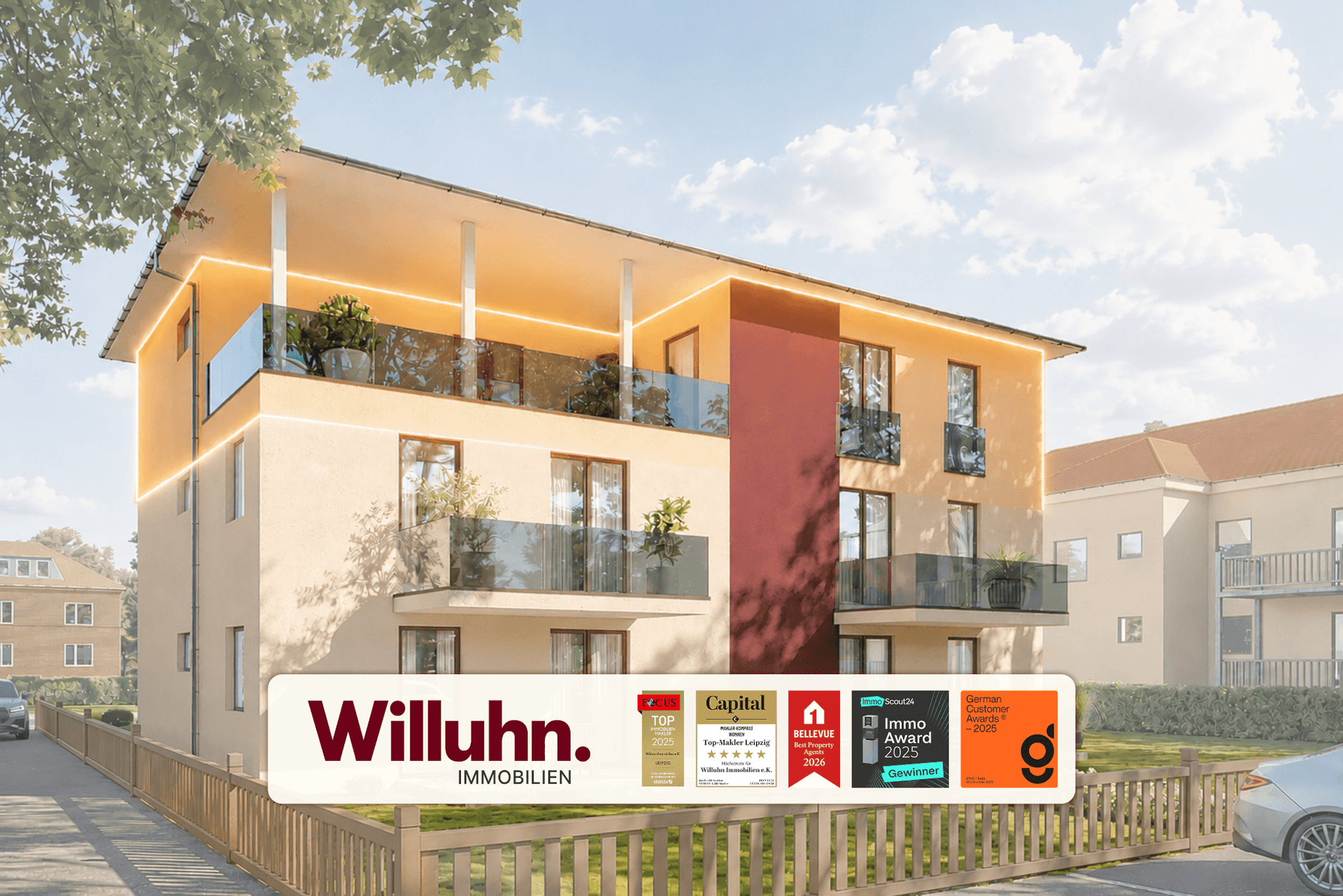 Penthouse zum 01.10.! | Tageslichtbad + Gästebad | Fußbodenheizung | Stellplatz und Garage