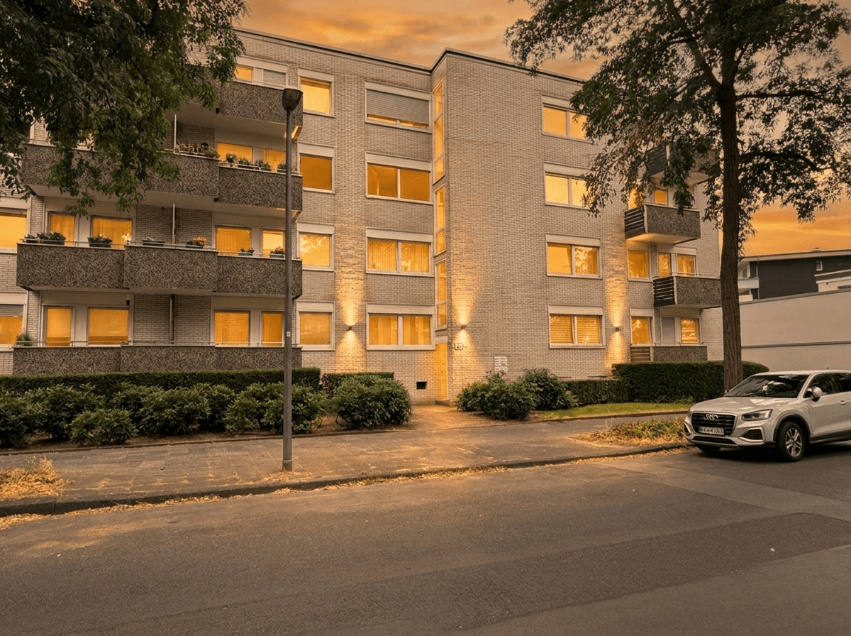 GROSSZÜGIG GESCHNITTENE 3-ZIMMER-ERDGESCHOSSWOHNUNG IM BISMARCKVIERTEL ZU KAUFEN!!!