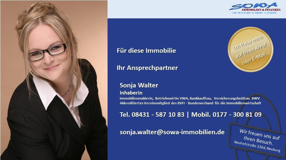 Bezugfreies Haus mit Garten und Garage in Neuburg - Ein Objekt von Ihrem Immobilienpartner SOWA Immobilien und Finanzen