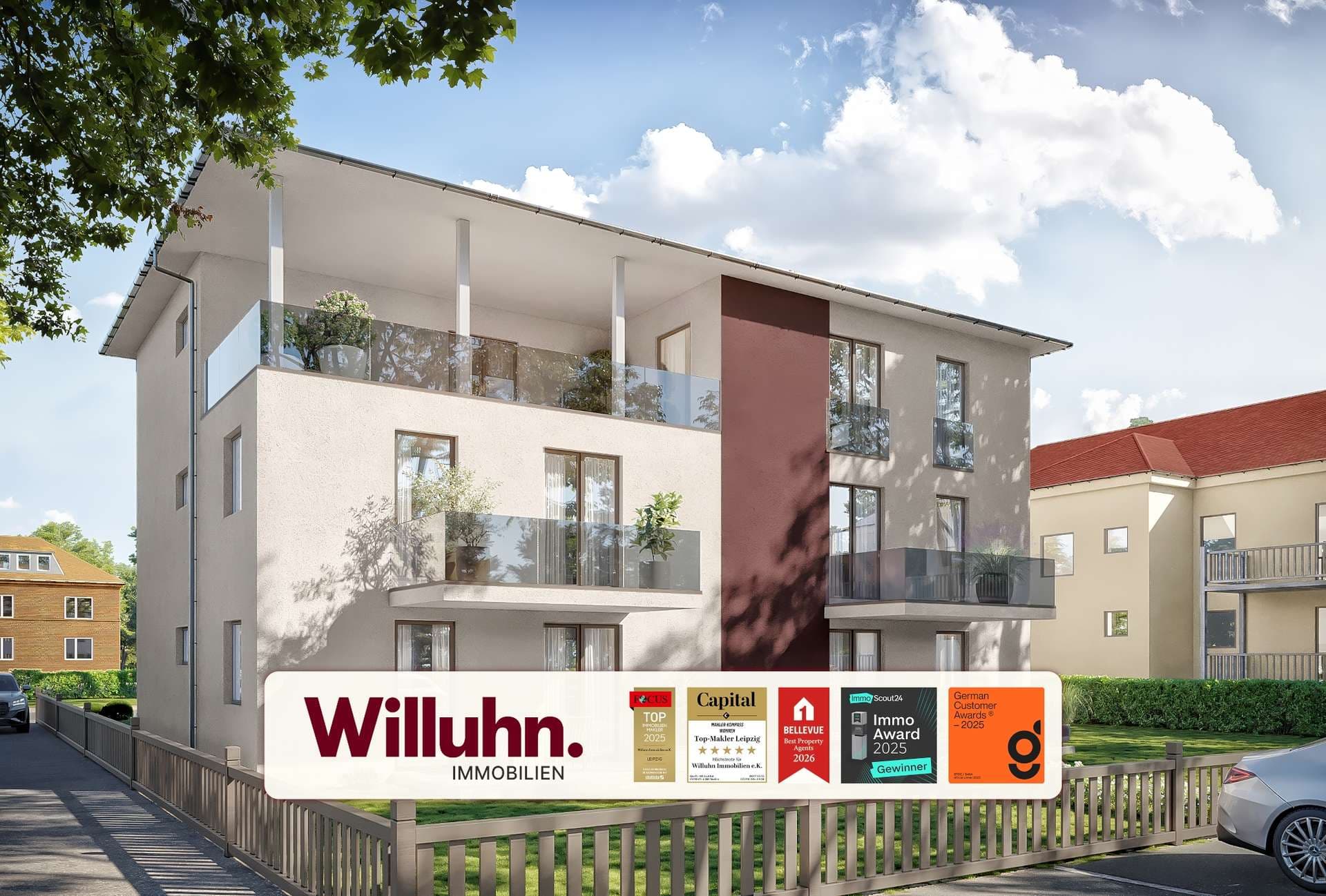 Terrassenwohnung mit eigenem Garten | Tageslichtbad | Fußbodenheizung | Stellplatz und Garage