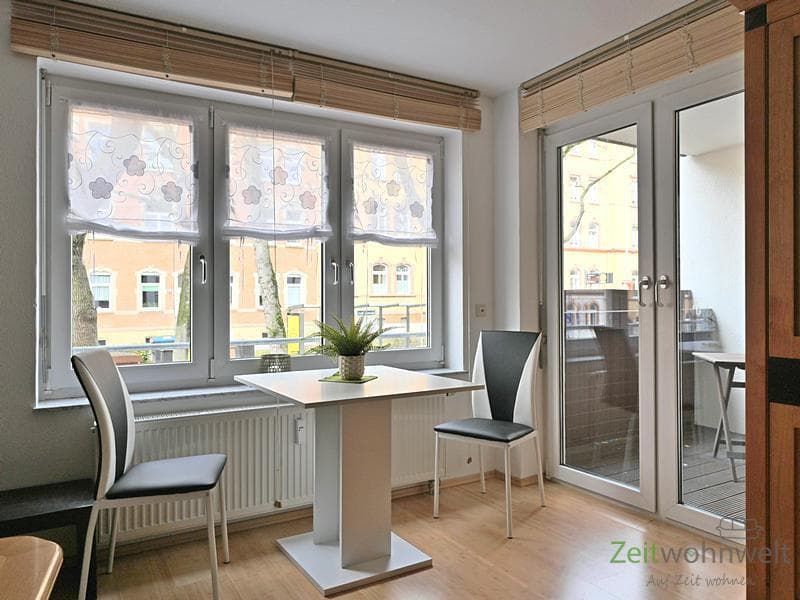 (EF0874_M) Erfurt: Brühlervorstadt, möblierte Wohnung mit PKW-Stellplatz, WLAN, Balkon, Aufzug nahe dem Amtsgericht