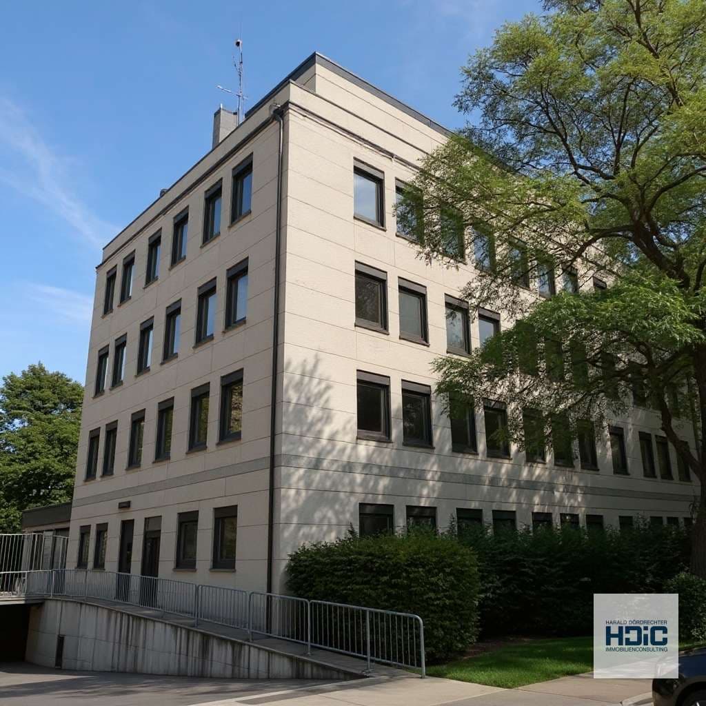 Repräsentative Büroarchitektur mit hochwertigem Ausbau
