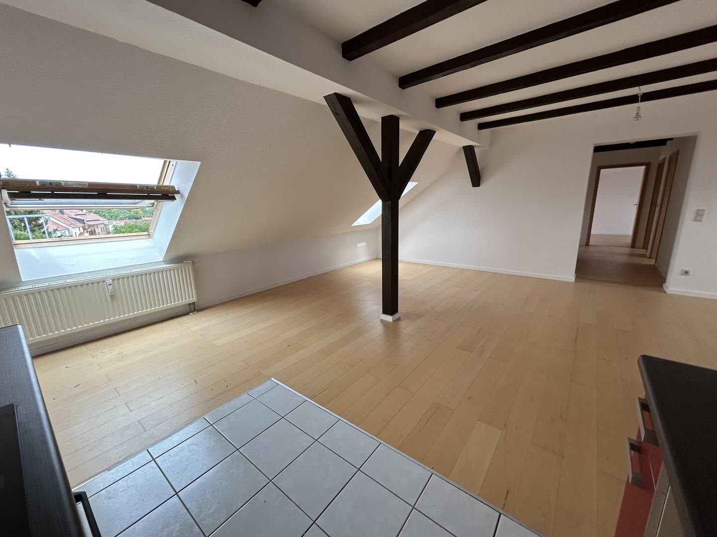 4-Raum DG-Appartment, offene EB-Küche & Panoramaterrasse