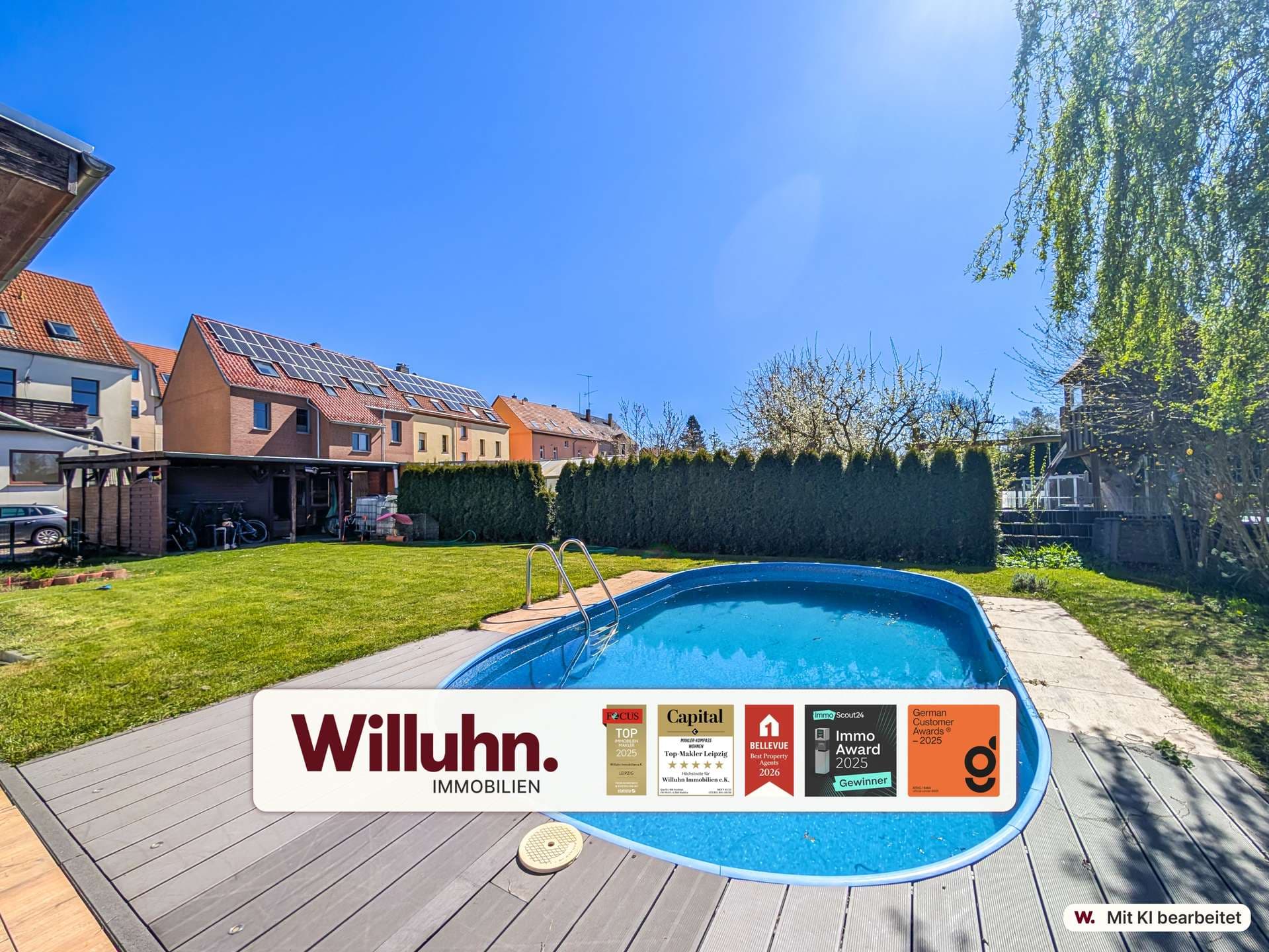 3 WE mit großem Grundstück, Pool, Gartenhaus, Werkstatt | Idyllisch Wohnen!