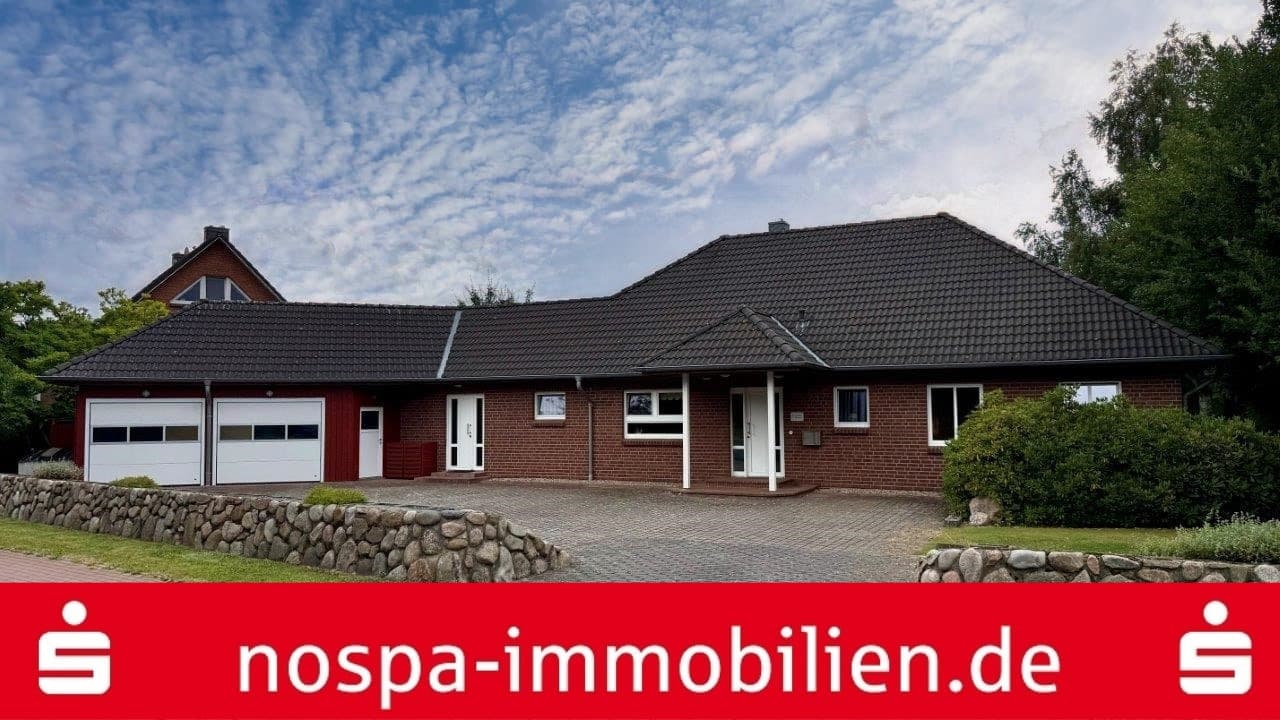 4-Zimmer-Bungalow mit großem Grundstück und angrenzender Koppel in Havetoft-Hostrup