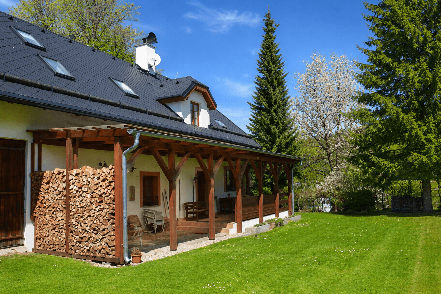Renoviertes Landhaus im Böhmerwald bei Kašperské Hory